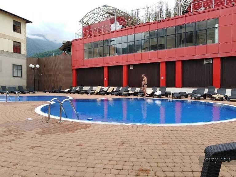 Spa-Комплекс отеля Аркадия. Открытый и закрытый бассейны
