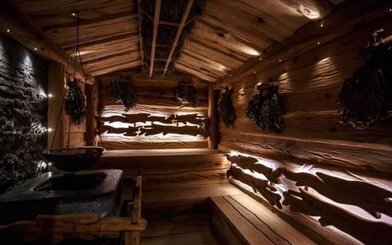 Травяная баня в отеле «Три совы»