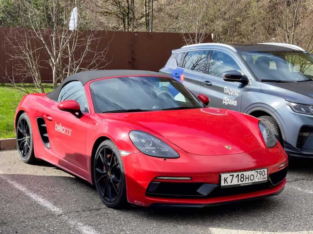 автомобиль porsche boxter в каршеринге belka car в сочи
