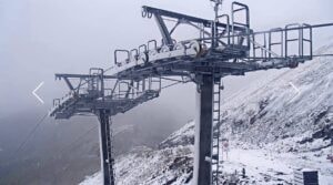 На Красной Поляне выпал первый снег на высоте около 2500 метров