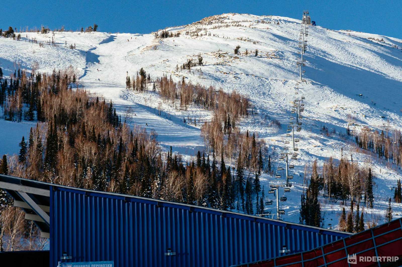 Канатная дорога «Каскад» в Шерегеше на секторе А