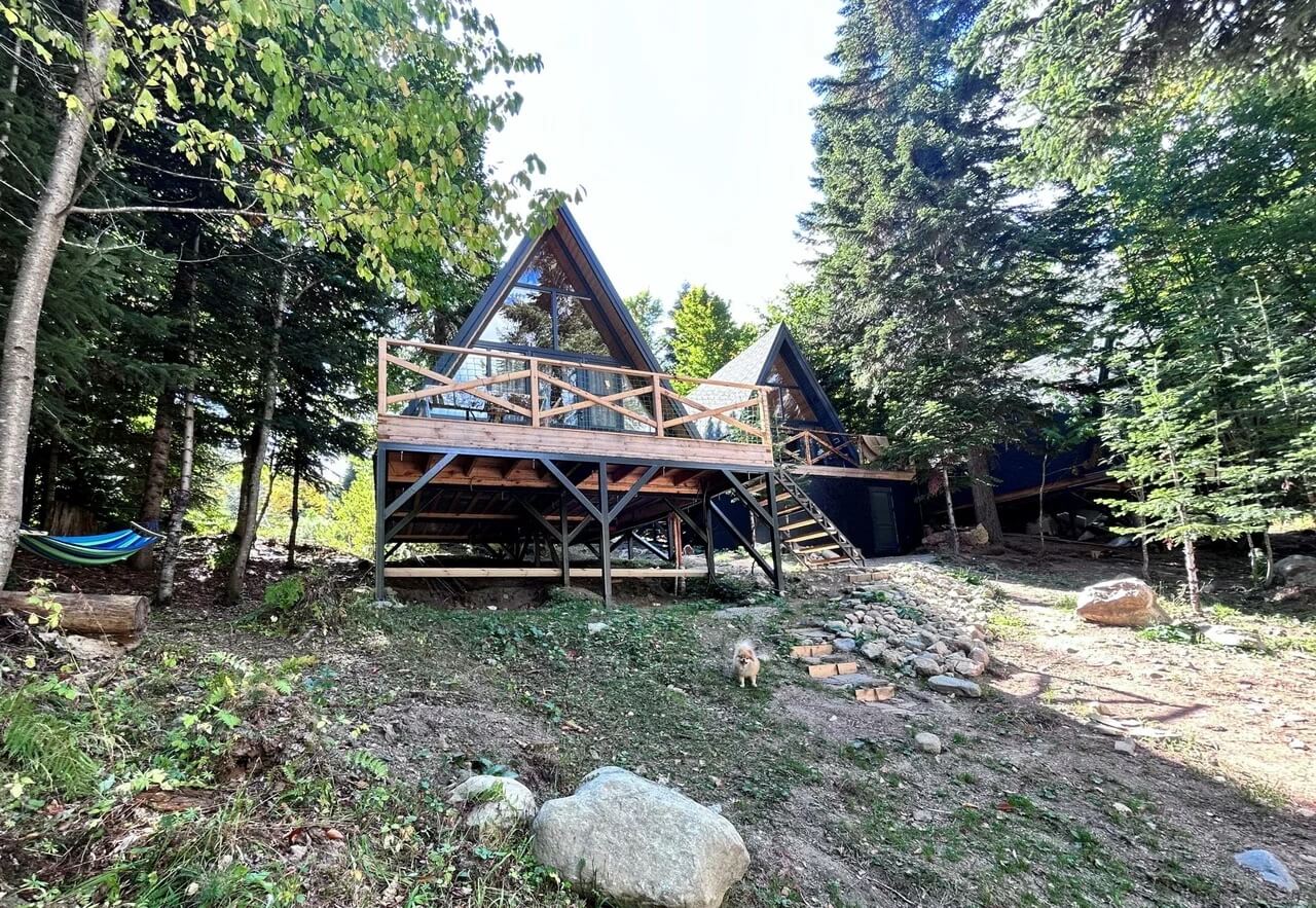 Глэмпинг Счастливый лось